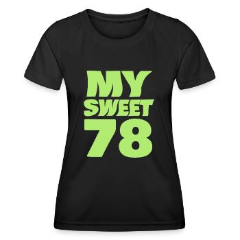 Süß 78 - Frauen Funktions-T-Shirt - Schwarz - Vorne - AI Model Female 172 light (172cm)