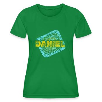 Daniel - T-shirt sport Femme - vert - Devant - AI Model Female 172 dark (172cm)