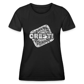 Geburt Oresti - Frauen Funktions-T-Shirt - Schwarz - Vorne - AI Model Female 172 light (172cm)