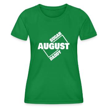 Sugardaddy August - Frauen Funktions-T-Shirt - Kelly Green - Vorne - AI Model Female 172 dark (172cm)
