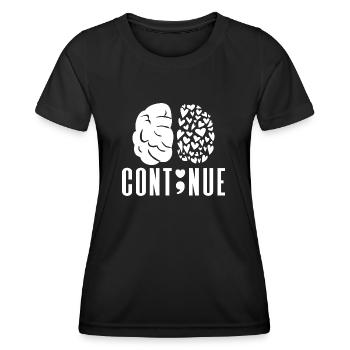 Anxiety Depression Mental Health - Women's Functional T-Shirt - black - Front - AI Model Female 172 light (172cm)