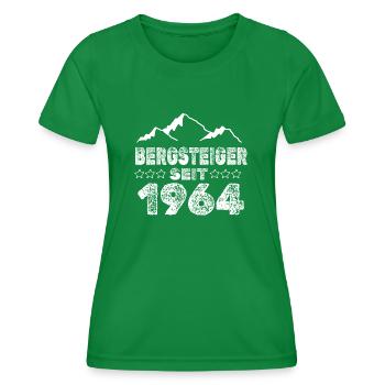 1964 - Frauen Funktions-T-Shirt - Kelly Green - Vorne - AI Model Female 172 dark (172cm)
