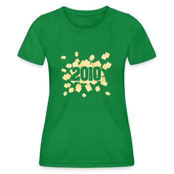 Vintage 2010 - Women's Functional T-Shirt - kelly green - Front - AI Model Female 172 dark (172cm)
