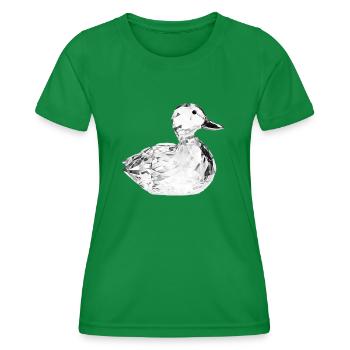 Glass Duck - Frauen Funktions-T-Shirt - Kelly Green - Vorne - AI Model Female 172 dark (172cm)