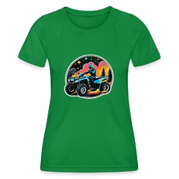 Quad & Off-Road - Women's Functional T-Shirt - kelly green - Front - AI Model Female 172 dark (172cm)