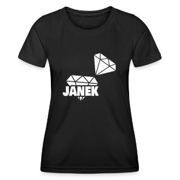 Janek als Kostbar - Frauen Funktions-T-Shirt - Schwarz - Vorne - AI Model Female 172 light (172cm)