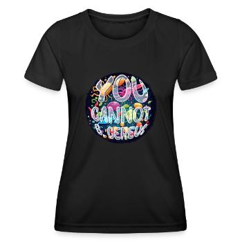 Mikrobiologie Mikrobiologe You Cannot B Cereus - Frauen Funktions-T-Shirt - Schwarz - Vorne - AI Model Female 172 light (172cm)