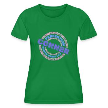 Conner dans le rôle de Conner - T-shirt sport Femme - vert - Devant - AI Model Female 172 dark (172cm)