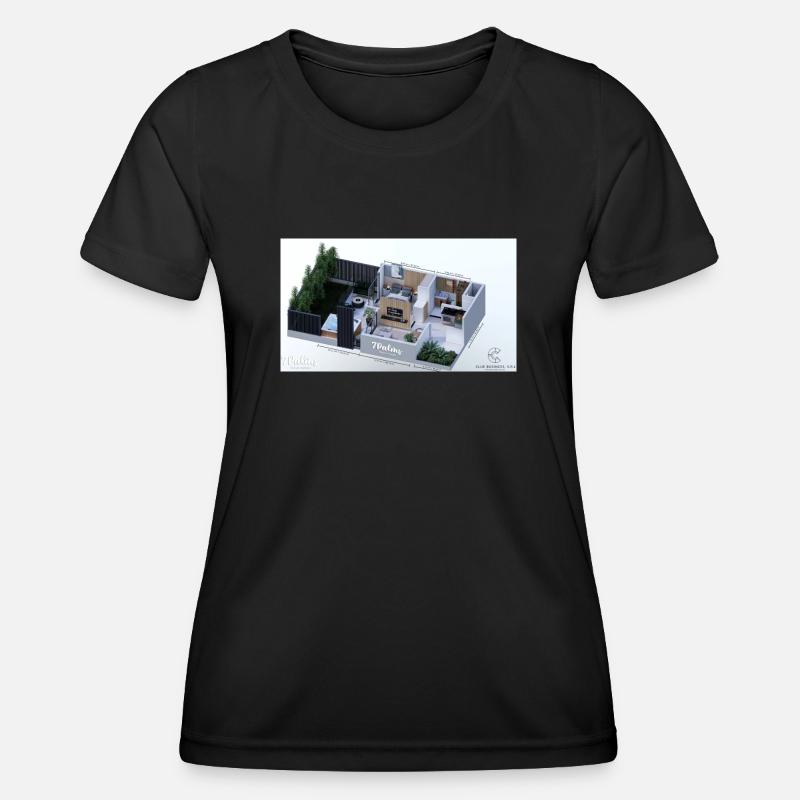 apartment - Women's Functional T-Shirt - black