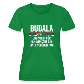 Serbian Serbian Serbia - Women's Functional T-Shirt - kelly green - Front - AI Model Female 172 dark (172cm)