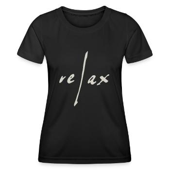 Relax - Women's Functional T-Shirt - black - Front - AI Model Female 172 light (172cm)