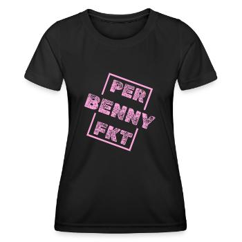 Geschenk für Benny - Frauen Funktions-T-Shirt - Schwarz - Vorne - AI Model Female 172 light (172cm)