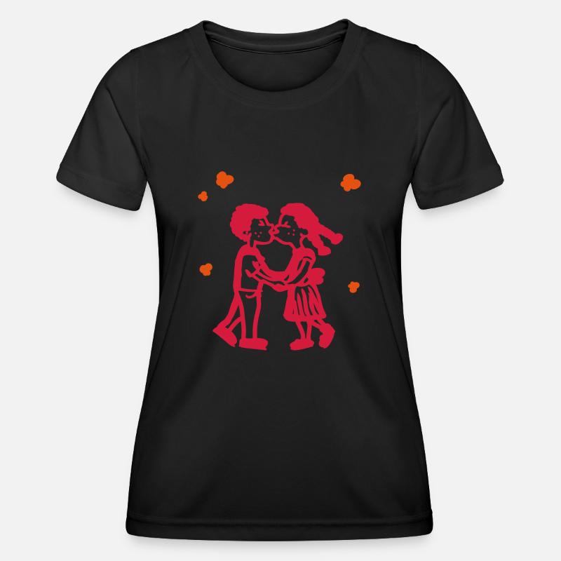 valentine - Women's Functional T-Shirt - black