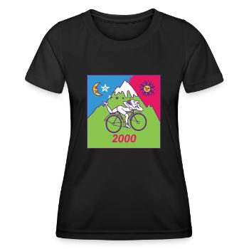 Albert Hofmann LSD 2000 - Women's Functional T-Shirt - black - Front - AI Model Female 172 light (172cm)