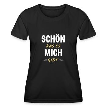 Lustige Sprüche Cooler Spruch Geschenkidee Party - Frauen Funktions-T-Shirt - Schwarz - Vorne - AI Model Female 172 light (172cm)