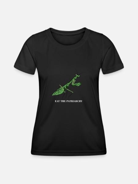 Patriarchy Feminist Feminismus Geschenk - Frauen Funktions-T-Shirt - Schwarz