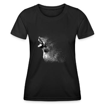 Dog ART - Women's Functional T-Shirt - black - Front - AI Model Female 172 light (172cm)