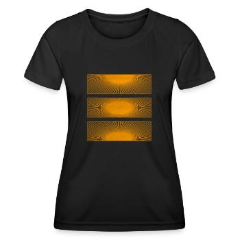Soleil - T-shirt sport Femme - noir - Devant - AI Model Female 172 light (172cm)