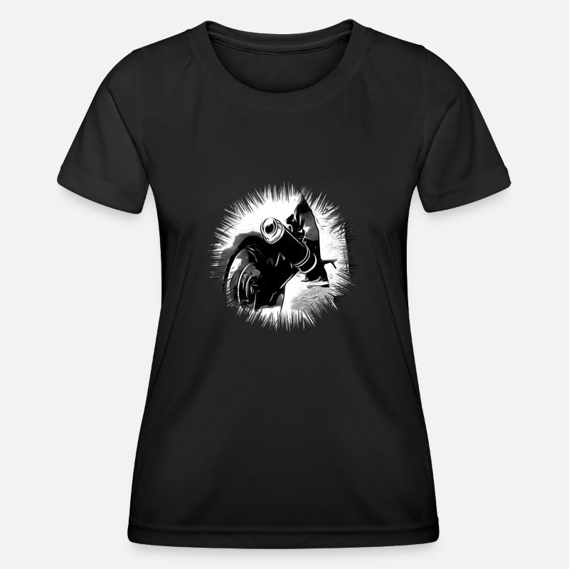 motorcycle - Women's Functional T-Shirt - black