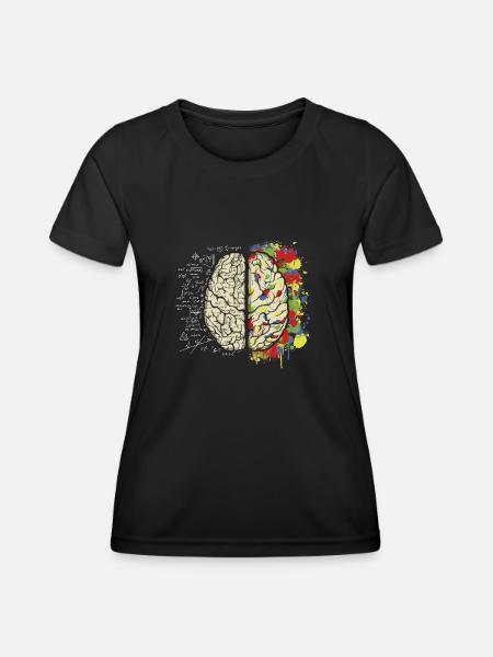 Brain Maths - Women's Functional T-Shirt - black