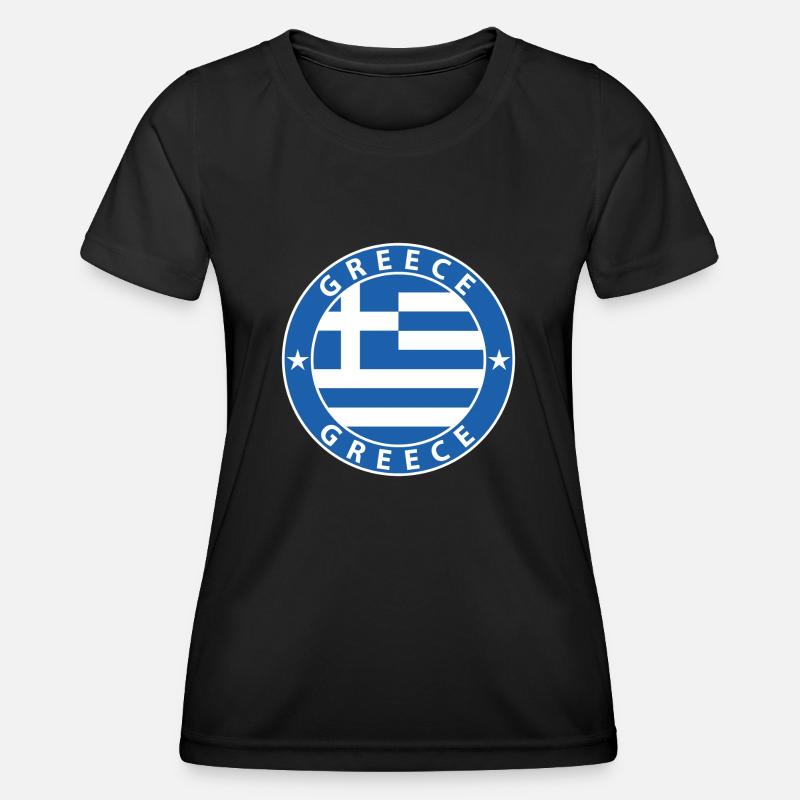 Greece - Women's Functional T-Shirt - black