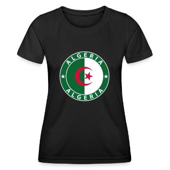 Algerien - Frauen Funktions-T-Shirt - Schwarz - Vorne - AI Model Female 172 light (172cm)