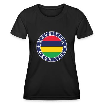 Maurice - T-shirt sport Femme - noir - Devant - AI Model Female 172 light (172cm)