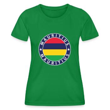 Mauritius - Frauen Funktions-T-Shirt - Kelly Green - Vorne - AI Model Female 172 dark (172cm)