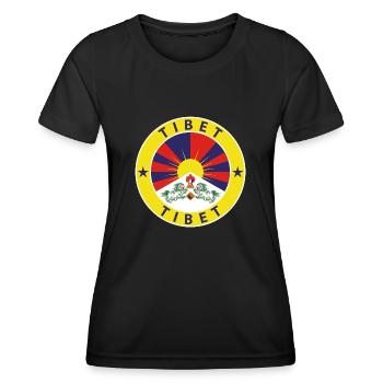 Tibet - Women's Functional T-Shirt - black - Front - AI Model Female 172 light (172cm)