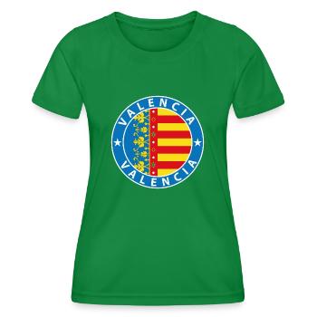 Valence - T-shirt sport Femme - vert - Devant - AI Model Female 172 dark (172cm)