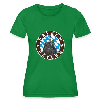 Bayern - Frauen Funktions-T-Shirt - Kelly Green - Vorne - AI Model Female 172 dark (172cm)
