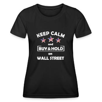 Der Wall Street Investor - Frauen Funktions-T-Shirt - Schwarz - Vorne - AI Model Female 172 light (172cm)