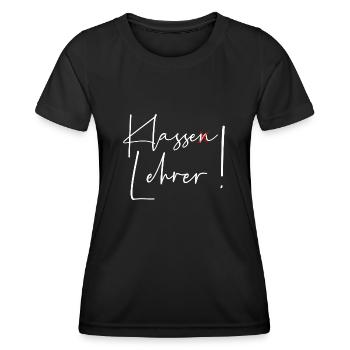 Klasse Lehrer - Frauen Funktions-T-Shirt - Schwarz - Vorne - AI Model Female 172 light (172cm)