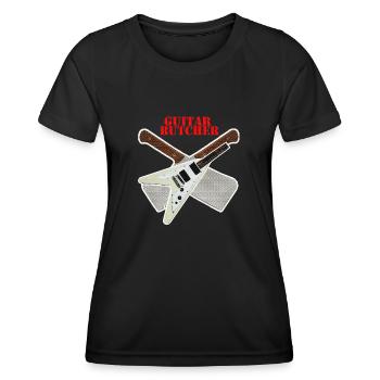 Guitar Butcher - Women's Functional T-Shirt - black - Front - AI Model Female 172 light (172cm)