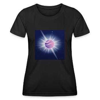 Jupiter - Frauen Funktions-T-Shirt - Schwarz - Vorne - AI Model Female 172 light (172cm)