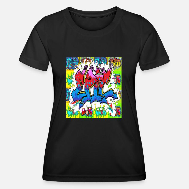 Epic Music Pop Art 4 - Women's Functional T-Shirt - black
