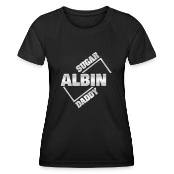 Sugar Albin - Women's Functional T-Shirt - black - Front - AI Model Female 172 light (172cm)