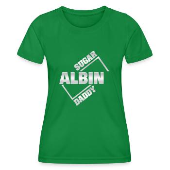 Sugar Albin - Women's Functional T-Shirt - kelly green - Front - AI Model Female 172 dark (172cm)