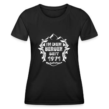 den 1971 - Frauen Funktions-T-Shirt - Schwarz - Vorne - AI Model Female 172 light (172cm)