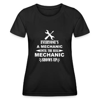 Artisan Bricoleur Artisan Outil d’Artisanat - T-shirt sport Femme - noir - Devant - AI Model Female 172 light (172cm)