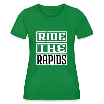 activités à indice d’octane élevé dictons drôles heureux - T-shirt sport Femme - vert - Devant - AI Model Female 172 dark (172cm)