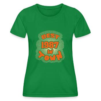 Best 1987 - Women's Functional T-Shirt - kelly green - Front - AI Model Female 172 dark (172cm)