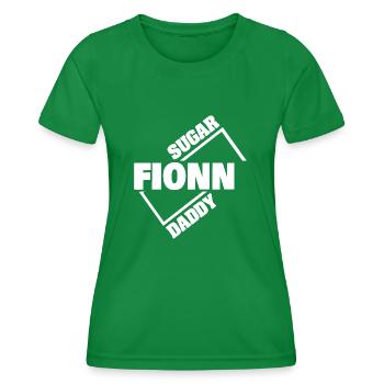Sugardaddy Fionn - Frauen Funktions-T-Shirt - Kelly Green - Vorne - AI Model Female 172 dark (172cm)