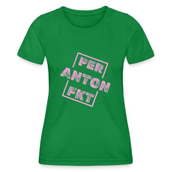 Perfekt Einzigartig Anton - Frauen Funktions-T-Shirt - Kelly Green - Vorne - AI Model Female 172 dark (172cm)