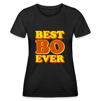 Bo First Name Funny Gift - Women's Functional T-Shirt - black - Front - AI Model Female 172 light (172cm)