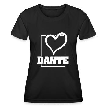 Frau Dante - Frauen Funktions-T-Shirt - Schwarz - Vorne - AI Model Female 172 light (172cm)