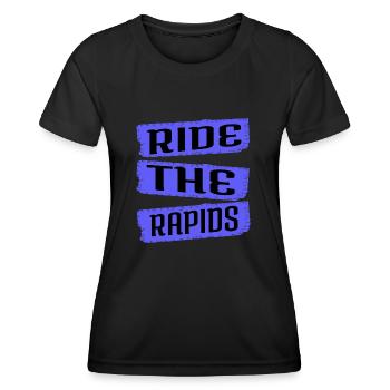 present birthday present present idea - Women's Functional T-Shirt - black - Front - AI Model Female 172 light (172cm)