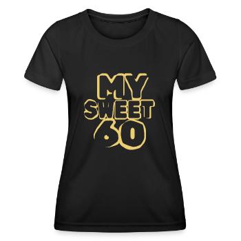 60 - T-shirt sport Femme - noir - Devant - AI Model Female 172 light (172cm)