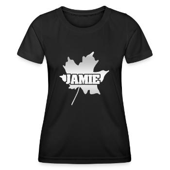 Jamie - T-shirt sport Femme - noir - Devant - AI Model Female 172 light (172cm)