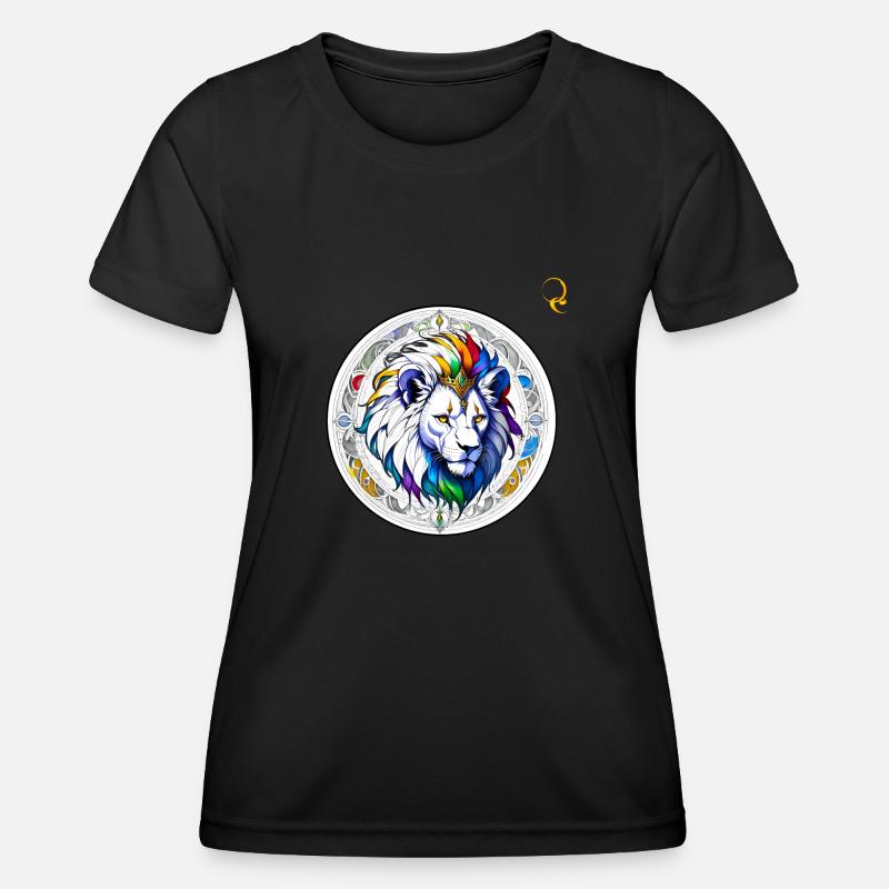 CROWNED AS KING - Women's Functional T-Shirt - black